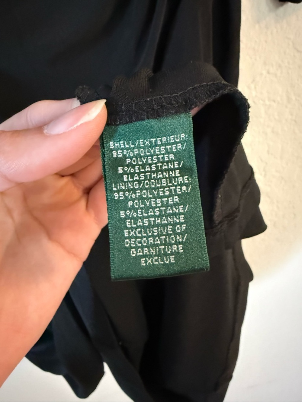 Lauren by Ralph Lauren Cocktail Sheath Dress with Rhinestone Embellished Neck - Picture 12 of 14